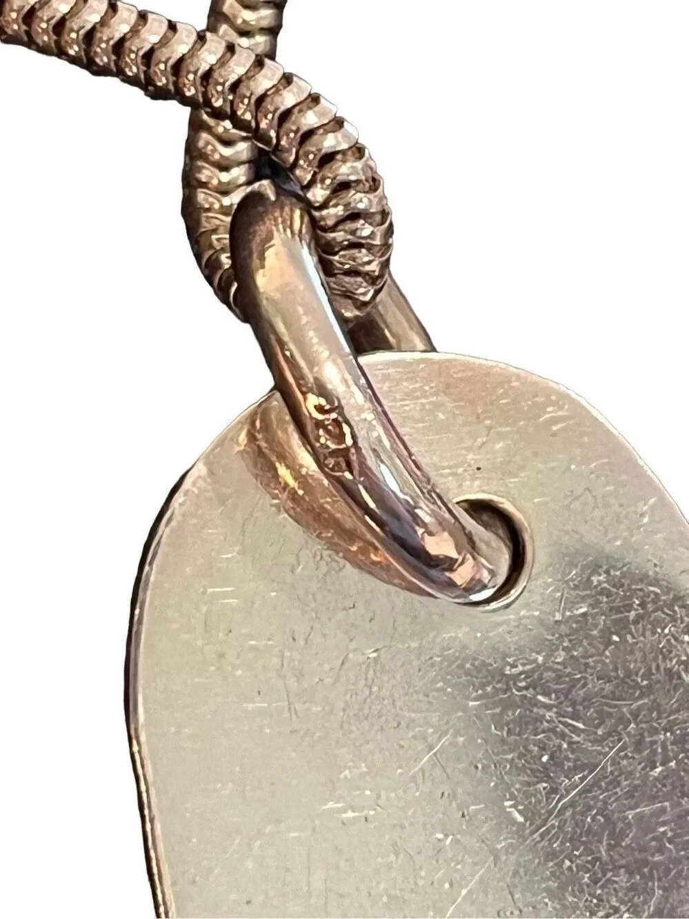 Large Sterling silver heart pendant